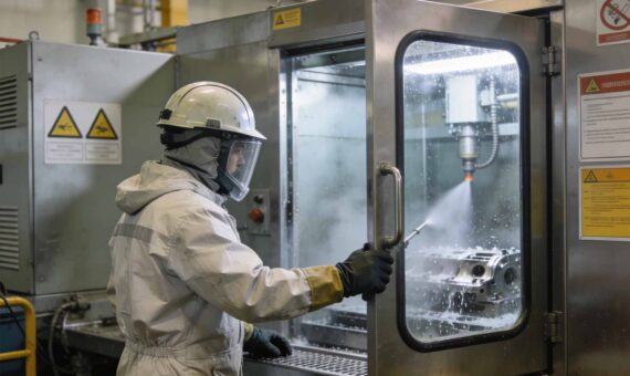 Zasady BHP przy myciu przemysłowym – jak chronić pracowników i uniknąć kar z PIP?