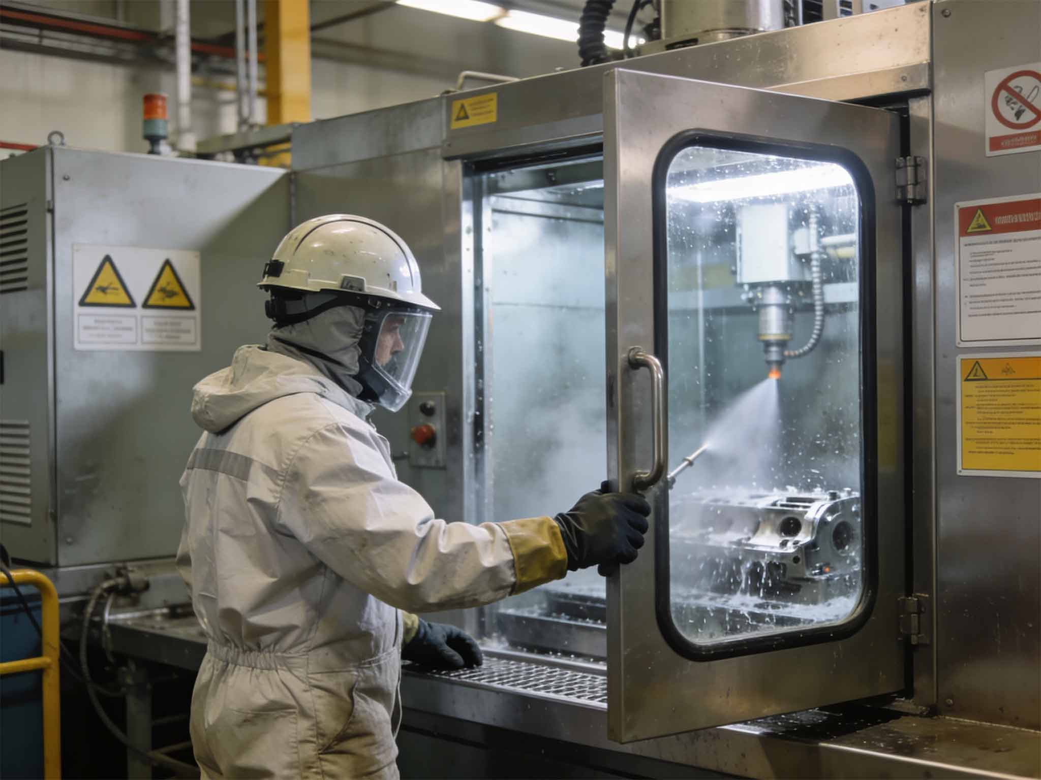 Zasady BHP przy myciu przemysłowym – jak chronić pracowników i uniknąć kar z PIP?