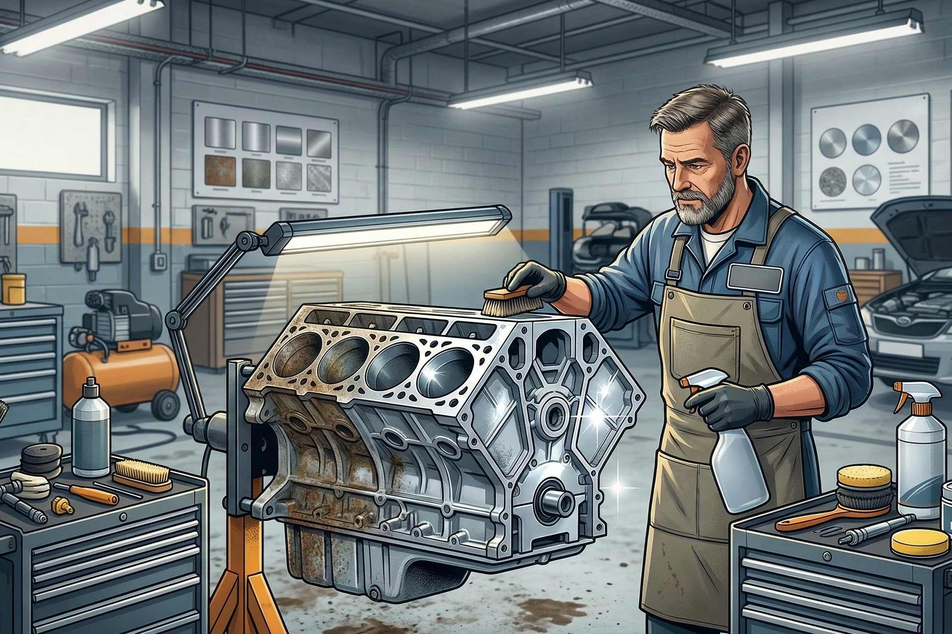 Czyszczenie aluminium bez przebarwień – 5 błędów, które niszczą Twoje części.