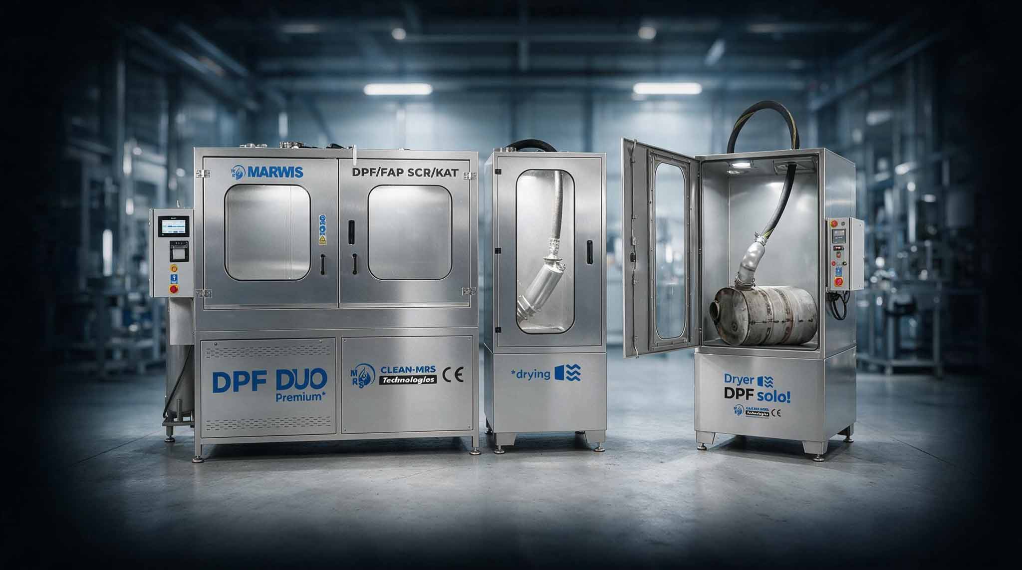 DPF Duo Premium oraz Dryer DPF Solo. Zestawienie urządzeń do regeneracji filtrów DPF/FAP.